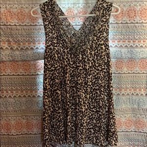 Leopard print tank